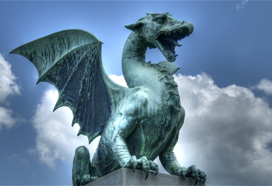 
Abergavenny man claims that dragons can be a bit of a nightmare! 
