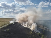 South Wales wildfire surge warning
