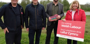 Andy Burnham meets candidates in Blaenavon