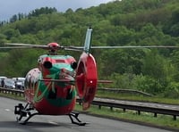 Organisers of abandoned cycling race praise Wales Air Ambulance