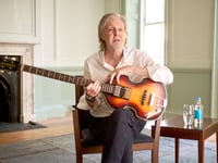 Macca reunited with iconic missing bass he played at town hall gig