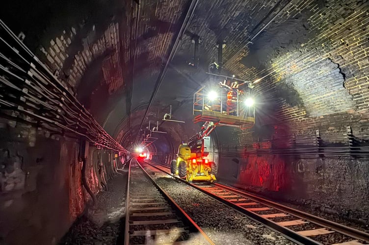 Working inside Severn Tunnel 2025