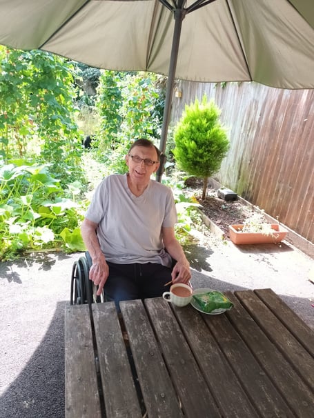 Warren in the garden