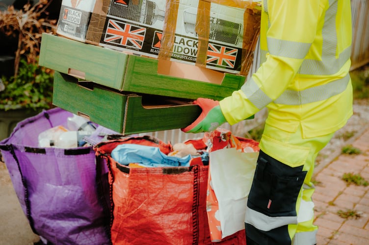 Recycling collections Monmouthshire