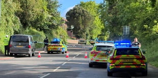 Abergavenny road shut off by police
