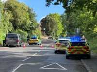 Abergavenny road shut off by police