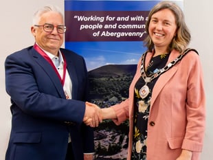 Abergavenny gets its youngest ever female Mayor