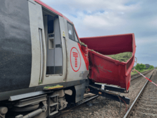 Rail crash caused by human error