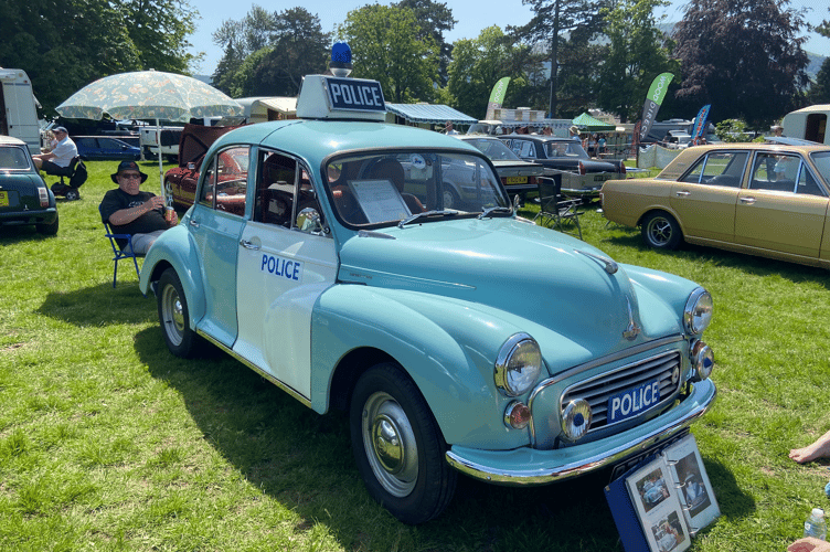Police car abergavenny steam rally