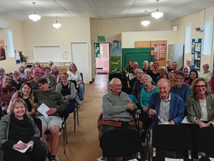  Catherine Fookes joins Govilon residents for climate crisis film