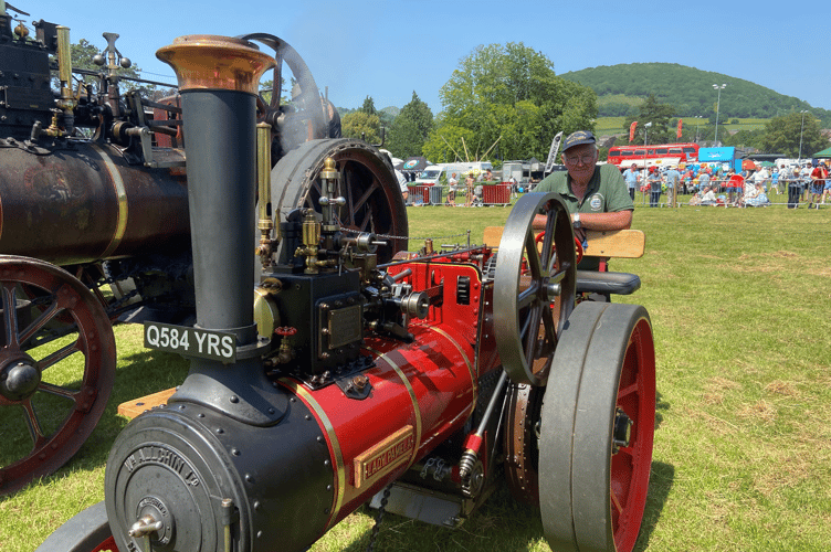 Lady Pamela was gleaming in the Abergavenny sun
