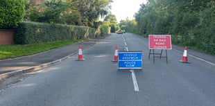 Police shut road in Abergavenny as public told to avoid the area