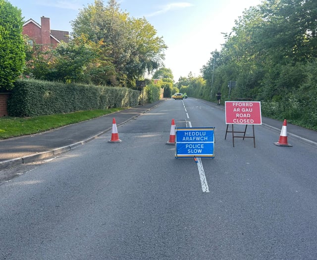 One person hospitalised after early morning collision in Abergavenny