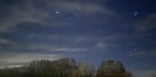 
Strange lights spotted in the skies over Abergavenny