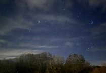 Strange lights spotted in the skies over Abergavenny