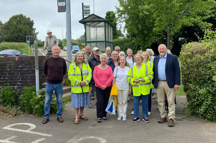 Opening of the new crossing in Goytre