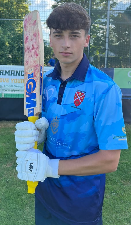 Tom Pipe was in the runs for Abergavenny 1sts