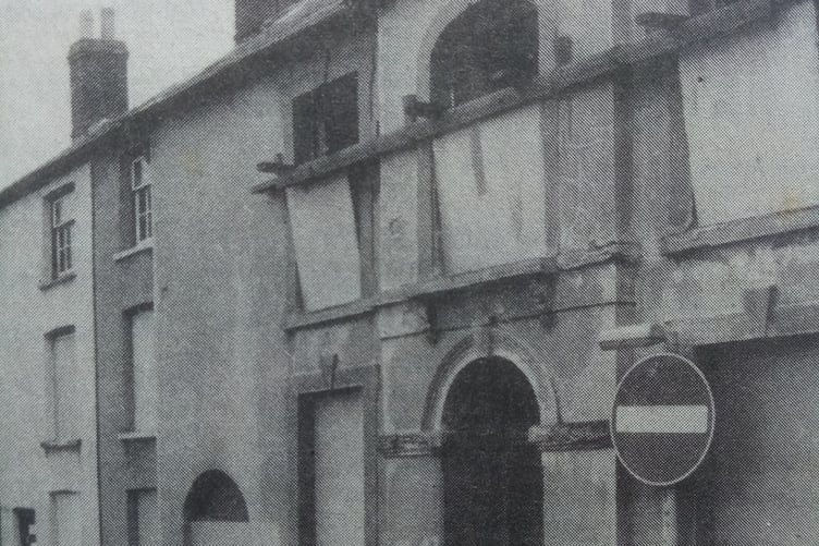 The houses in Lower Castle Street that were going to be demolished.