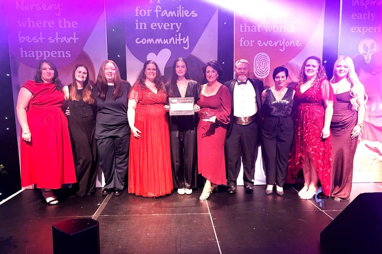 The winning team in Wales – Puddleducks Day Nursery