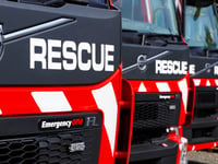 Firefighters battle Gilwern barn blaze late into the night