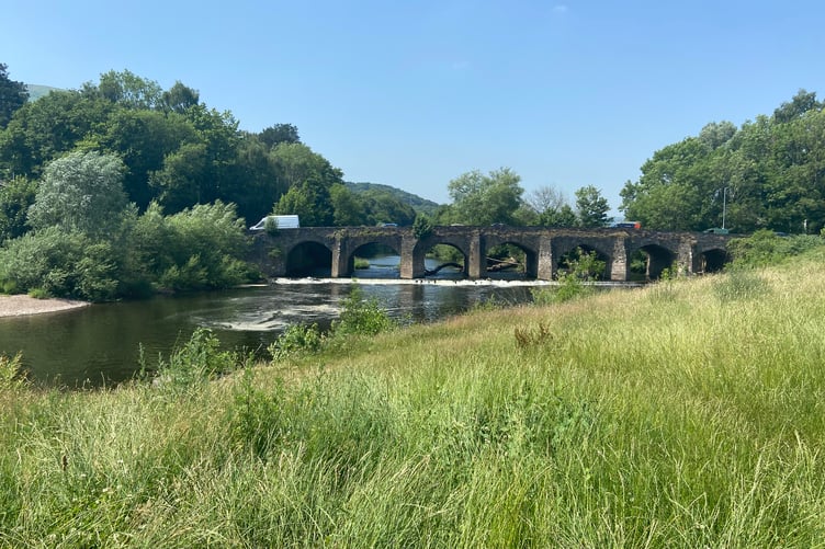 River usk abergavenny