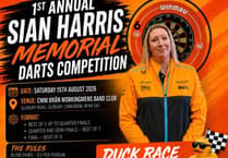 Cwmbran Workingmen's Club to host first annual Sian Harris memorial darts competition