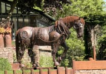 See the Steel Horse of Cwmyoy at Bailey Park this Saturday