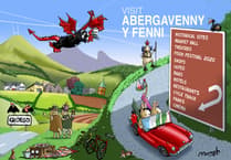 Abergavenny Town Council’s use of AI mocked with hard-hitting cartoon!