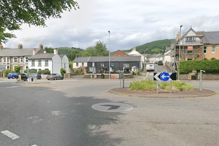Brecon rd roundabout abergavenny