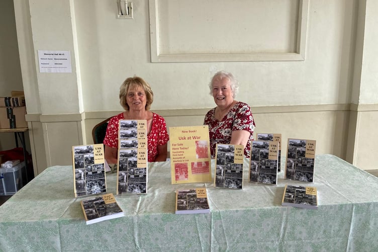 Penny Reeves (right) and Julie McGowan at the book launch.