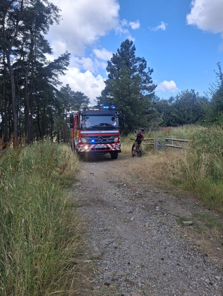 A south wales fire and rescue truck