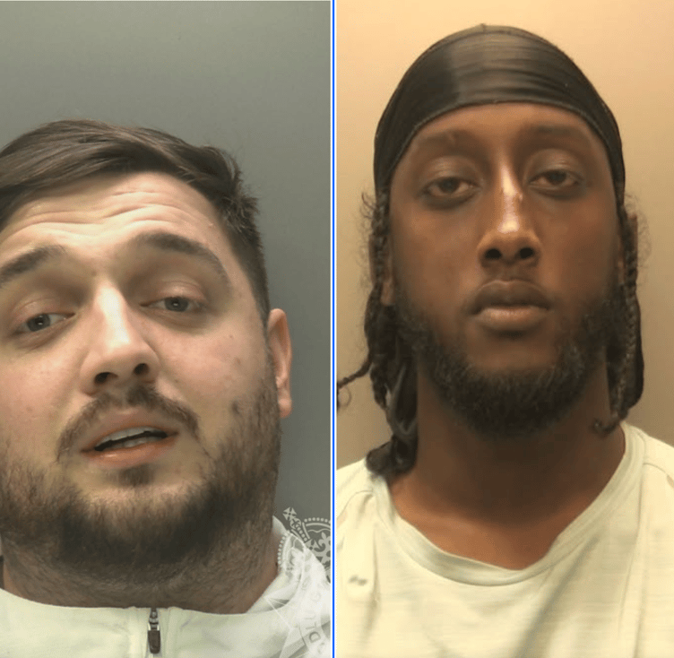 Joel Phasey and Ahmed Hussain, jailed for drug offences in Monmouthshire and Torfaen