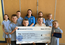 School pupils from Llanfoist raise almost £3,000 for Alzheimer's Society