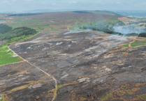 Footage shows sheer devastation of the Blaenavon wildfire - crews make 'good'progress
