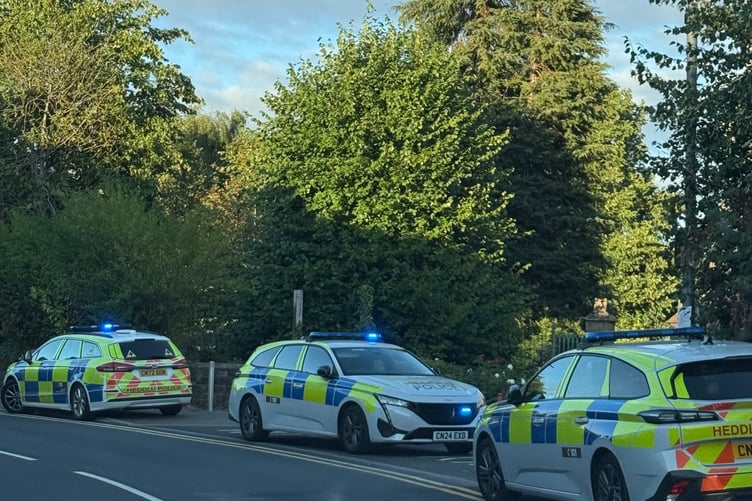 Police at the scene on Monk Street last Thursday