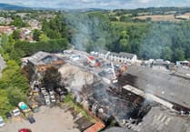 Rail services from Abergavenny remain cancelled due to fire near track