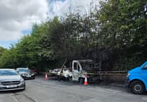 Motorhome set alight in Brynmawr as police launch arson probe