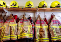 Green Man thanks firefighters with special gift!