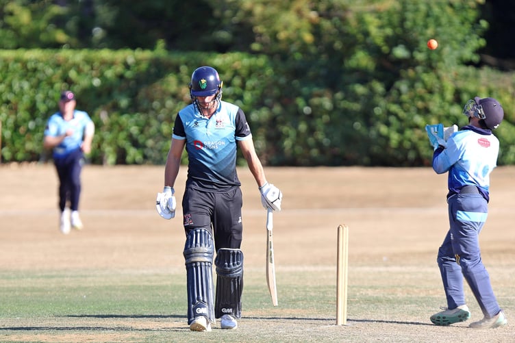 Joe Harris took a sharp catch to dismiss Cardiff's Henry Hurle