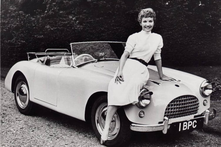 Petula Clark with her first Turner in 1956.