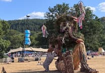 The Green Man didn’t burn this year but it did shine!