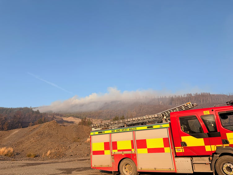 Fire crews have been on the frontline as wildfires swept across the region
