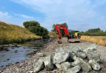 River project rolls back the years as boulders return to Wye