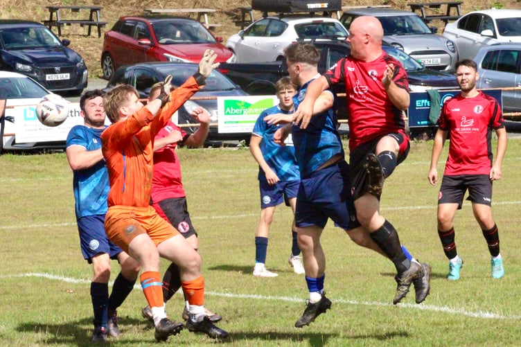 Richard Hansford heads home the opening goal