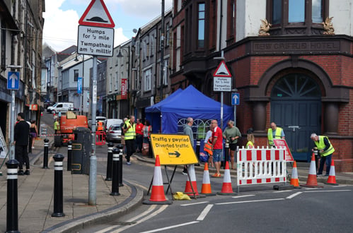 The Towns Together Makeover in brynmawr