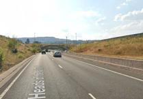 Gilwern vehicle fire causes road delays