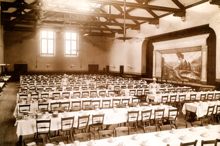 The great hall at Pen-y-Fal