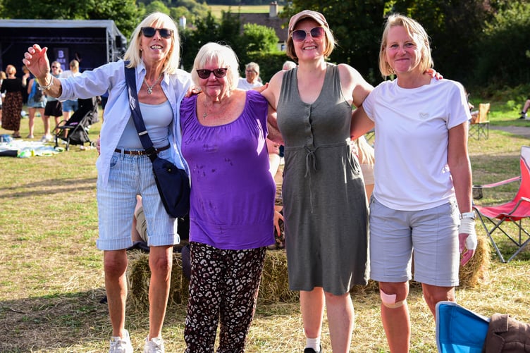 Enjoying the sun at Gilfest