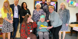 Ukrainian refugee celebrates 100th birthday