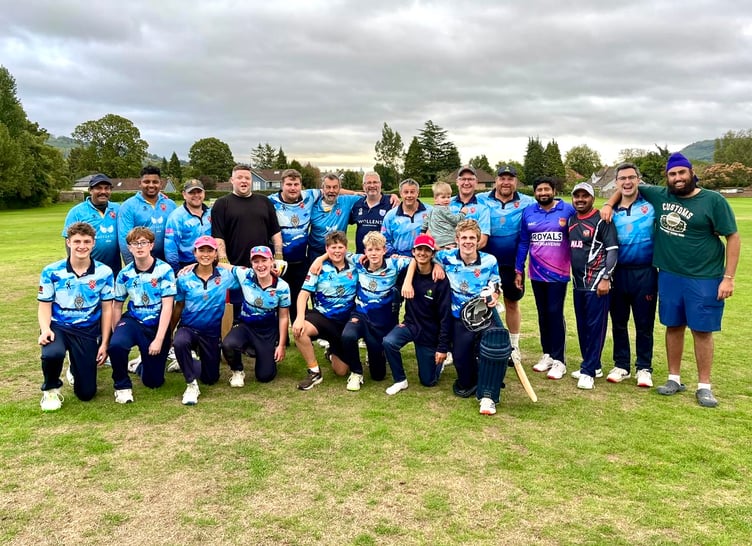 Players from the Seniors Critics Corner Cup Memorial Day match